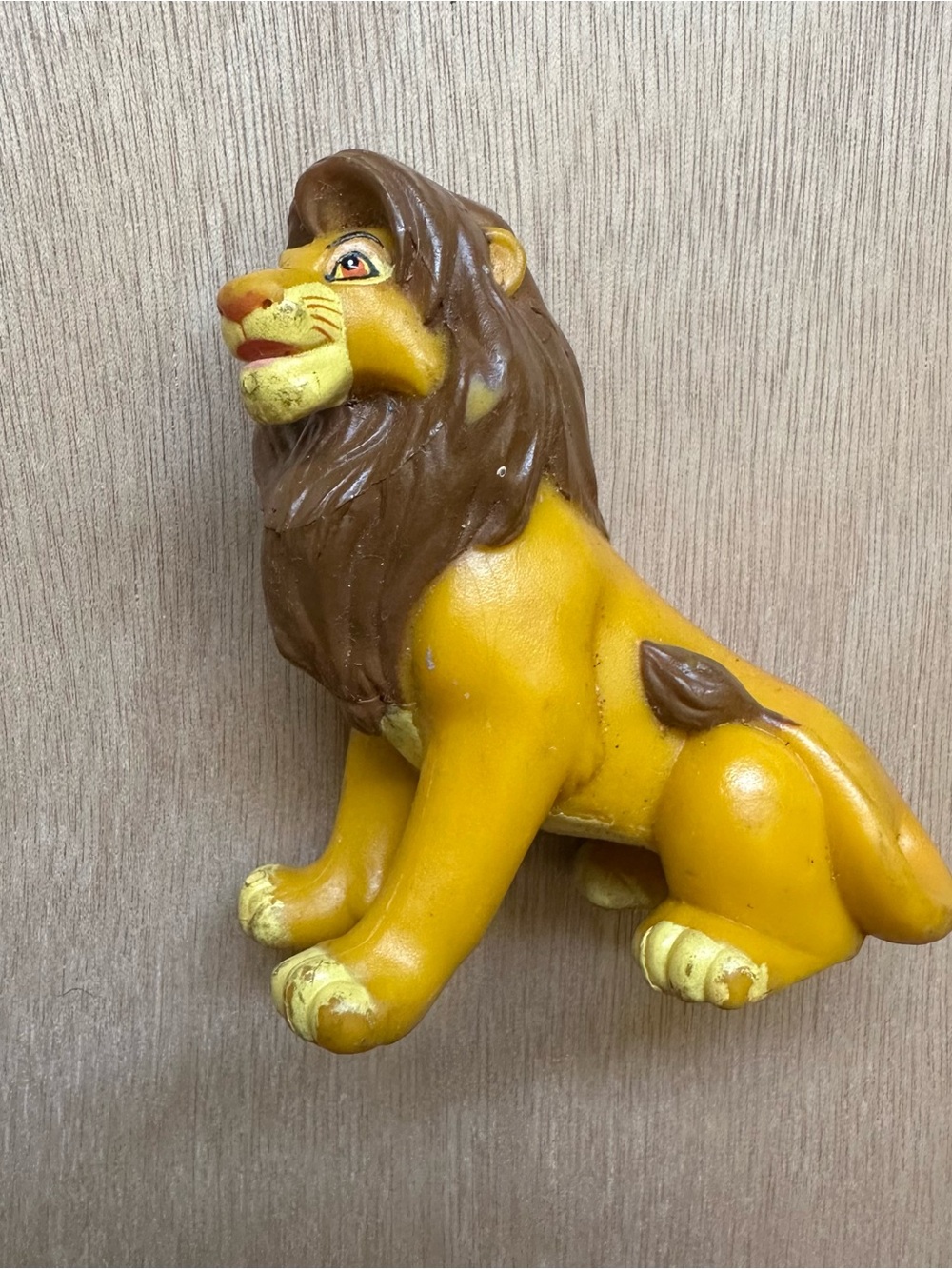 Vintage 90s Disney Lion King 3” Grown Simba Solid Kids Toy Figure